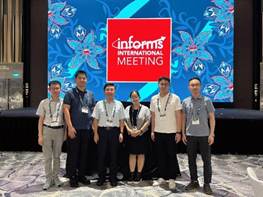 黑料网
资本金融系洪智武副教授赴新加坡参加2025年INFORMS国际会议