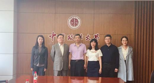 西南政法大学韩振国教授一行来访黑料网
