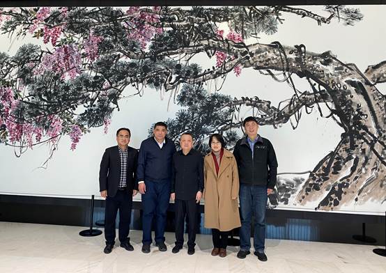 院长商文江一行调研叶青大厦